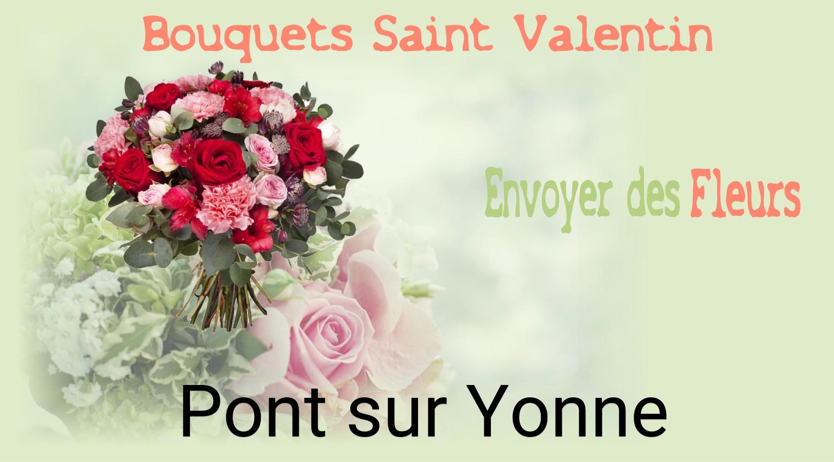 Roses de Saint-Valentin livrées à Pont-sur-Yonne